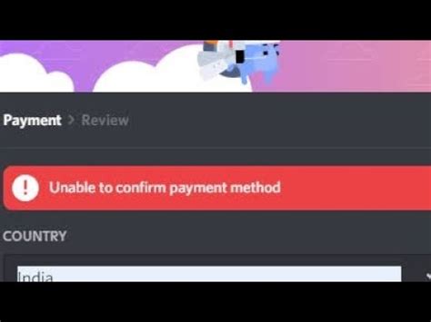 Posted Apr 18, 2019. . Unable to confirm payment method discord reddit